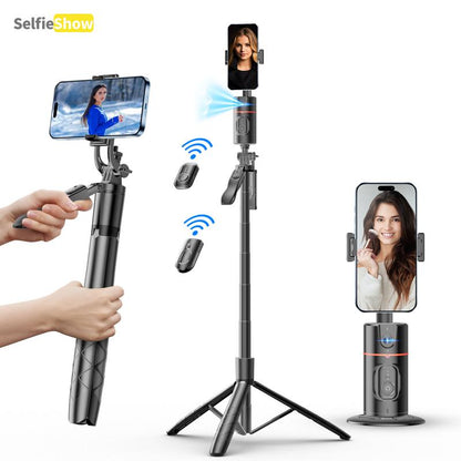 Phone Gimbal Stabilizer, 360° Rotatable Phone Live Broadcast Bracket with Remote Control, Rechargeable Adjustable Phone Desktop Stand for Phone Shooting, Phone Photography Accessories