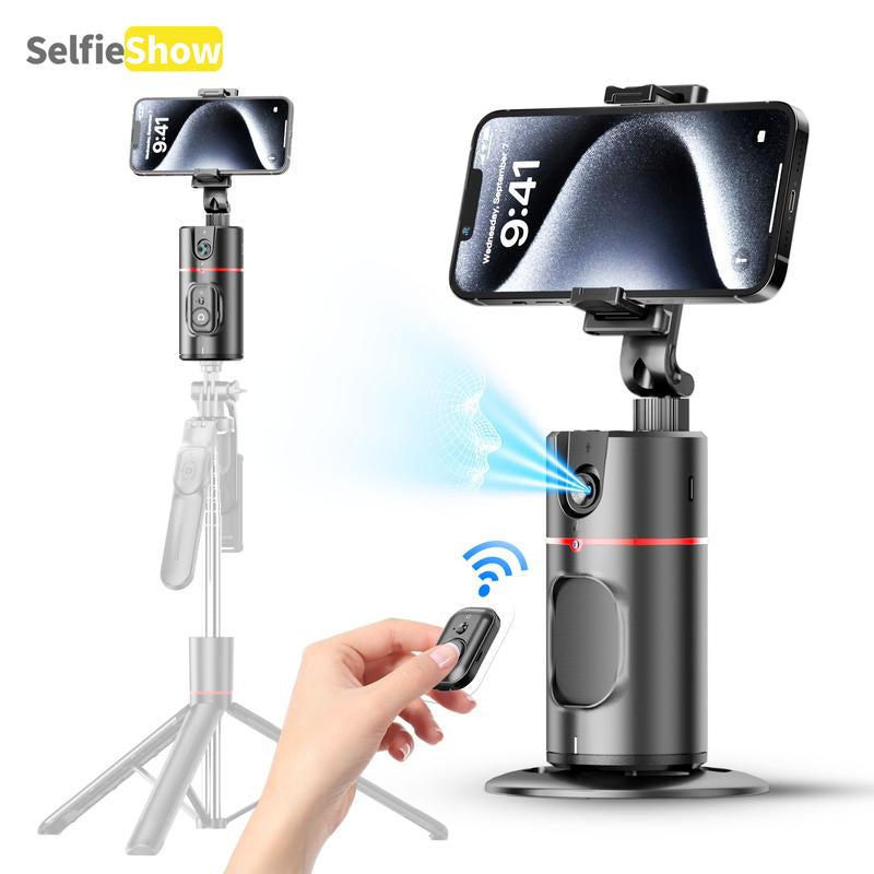 Phone Gimbal Stabilizer, 360° Rotatable Phone Live Broadcast Bracket with Remote Control, Rechargeable Adjustable Phone Desktop Stand for Phone Shooting, Phone Photography Accessories