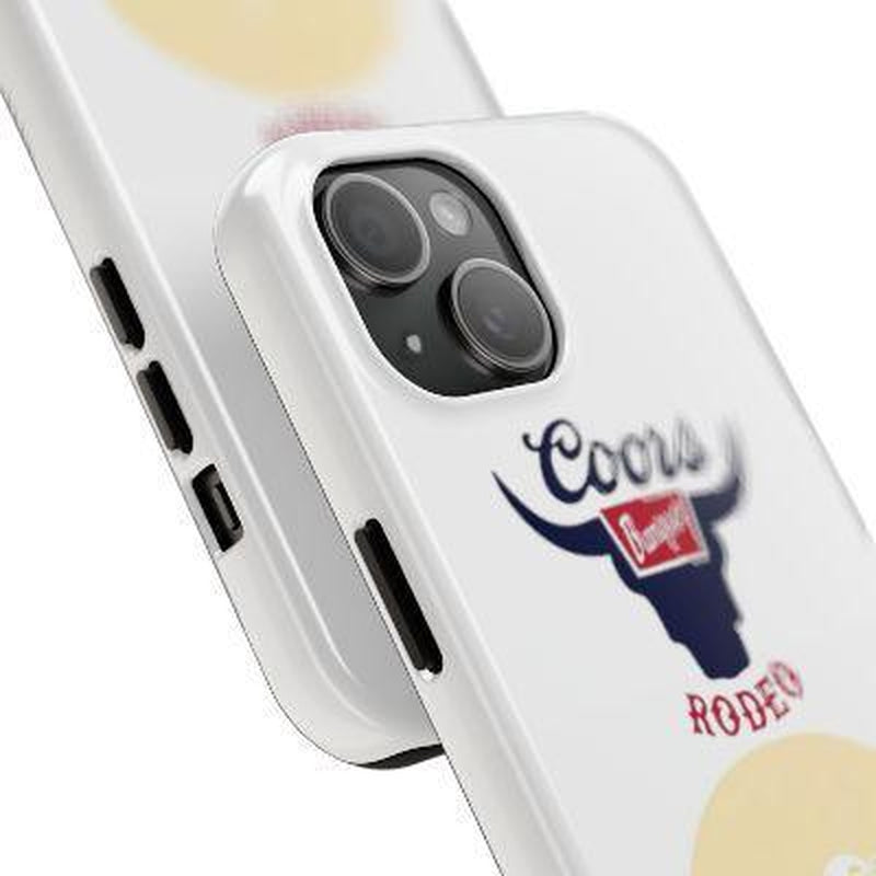 Vintage Coors Banquet Tough Phone Case, Phone Accessories, Cowboy Cowgirl Phone Case