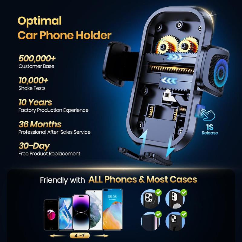 Car Air Vent Phone Holder, Stable Car Phone Holder Mount, Vehicle Phone Navigation Bracket, Car Interior Phone Stand