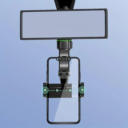 Multifunctional Adjustable Phone Holder, Rearview Mirror Phone Holder, Universal Rotating Car Phone Holder, Cell Phone Automobile Cradles