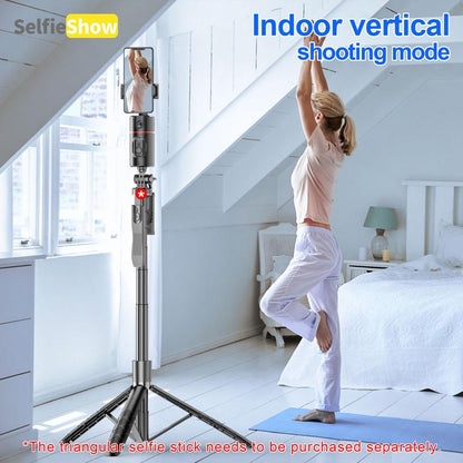 Phone Gimbal Stabilizer, 360° Rotatable Phone Live Broadcast Bracket with Remote Control, Rechargeable Adjustable Phone Desktop Stand for Phone Shooting, Phone Photography Accessories