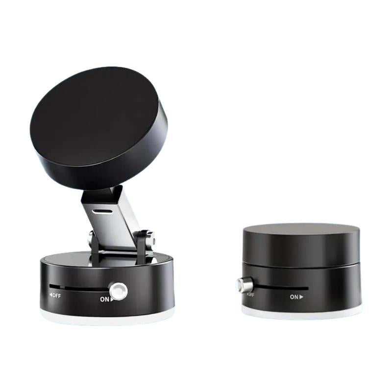 360° Adjustable Vacuum Magnetic Phone Holder, Suction Cup Phone Mount for Magsafe, Portable Cell Phone Magnetic Foldable Phone Stand Adjustable Magnetic Car Phone Mount Adjustable Magnetic Phone Stand Universal Car Phone Holder Mount