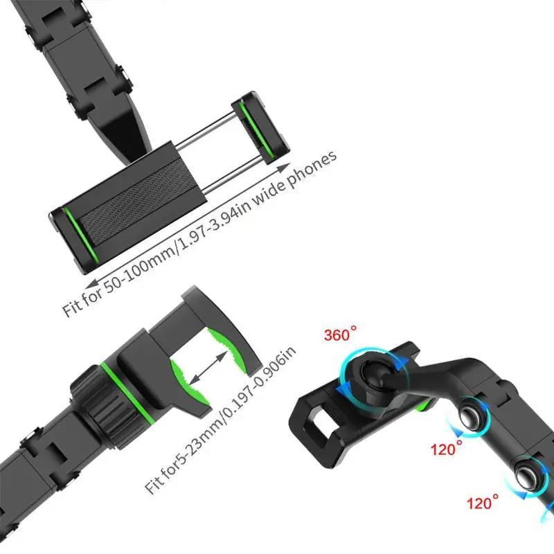 Multifunctional Adjustable Phone Holder, Rearview Mirror Phone Holder, Universal Rotating Car Phone Holder, Cell Phone Automobile Cradles