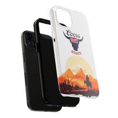 Vintage Coors Banquet Tough Phone Case, Phone Accessories, Cowboy Cowgirl Phone Case